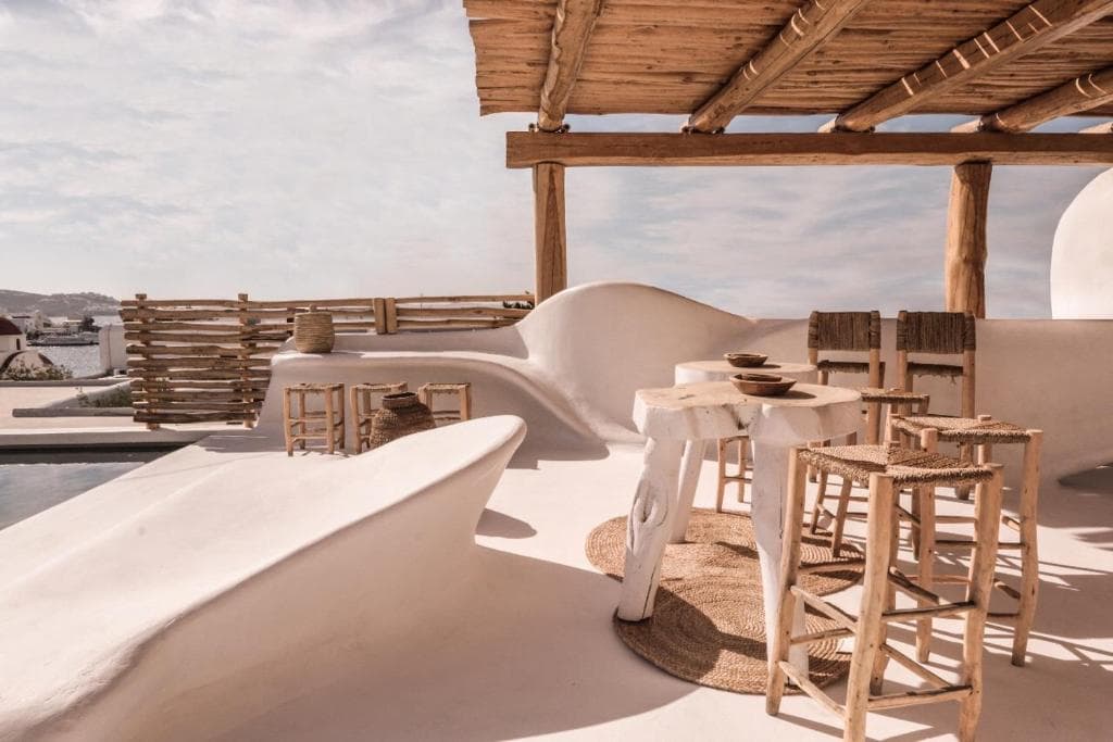 MyCocoon Hostel - The only true hostel in Mykonos, MyCocoon combines stylish design with affordable rates. Located right at the entrance to Mykonos Town, it features unique capsule-style beds and a stunning infinity pool overlooking the Aegean Sea.